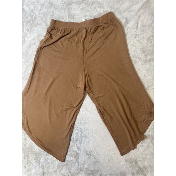 Matilda Jane Women’s Capri Pants Large Brown Wide Leg - Picture 8 of 9